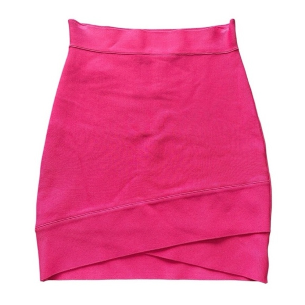 BCBGMaxAzria size large Hot Pink Skirt